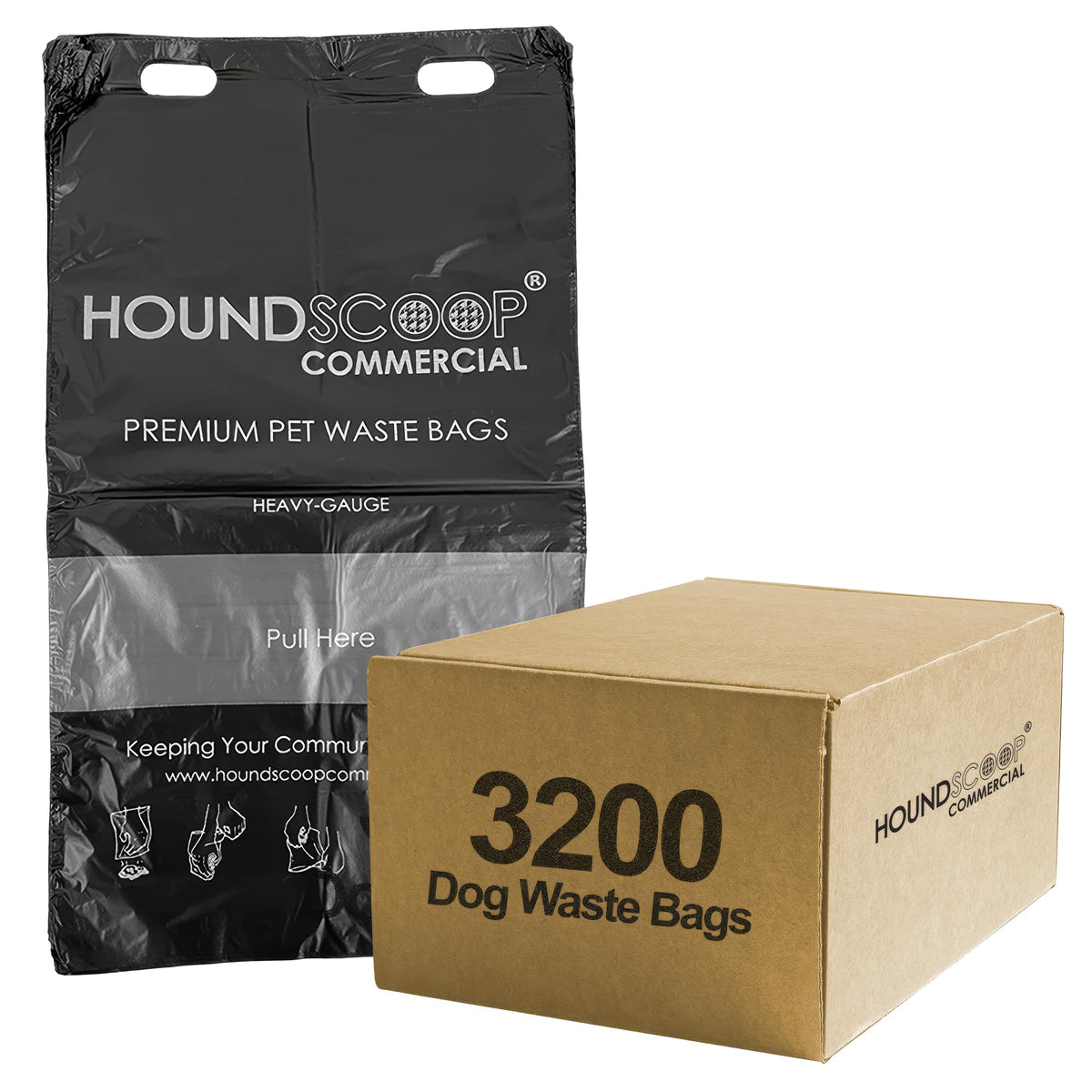 XL Pull-Strap Header Pet Waste Bags G146