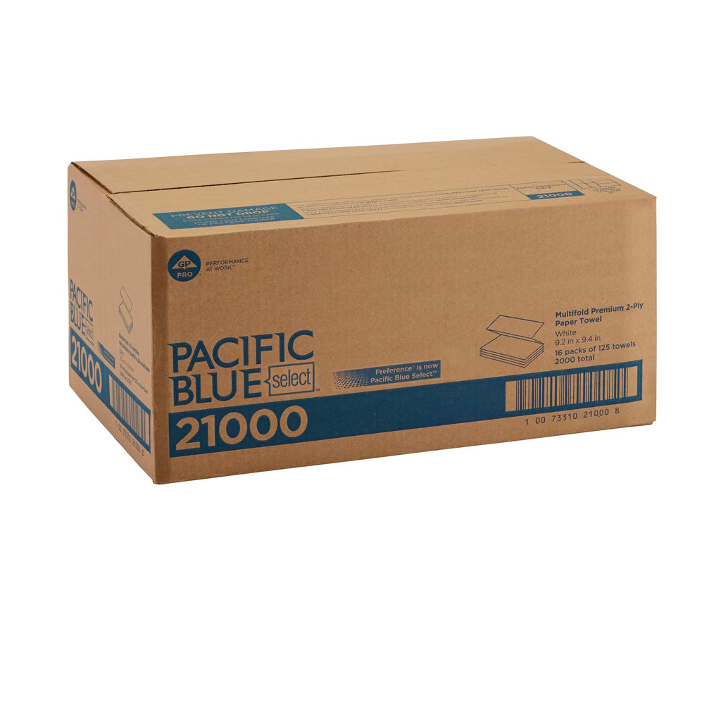 White 2-Ply Multifold Paper Towels O5044