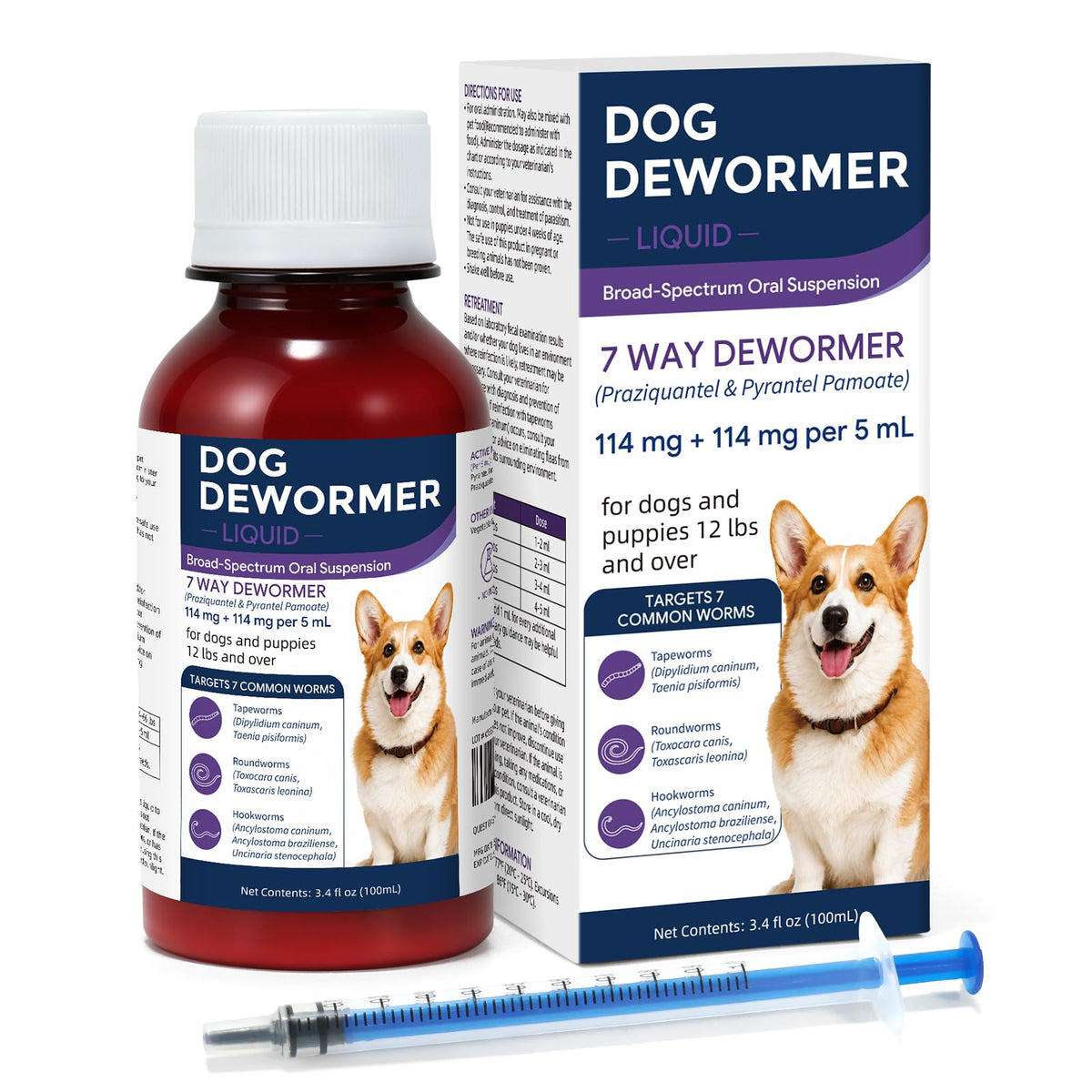 7 Way Dog Dewormer 3.4 fl oz N22256