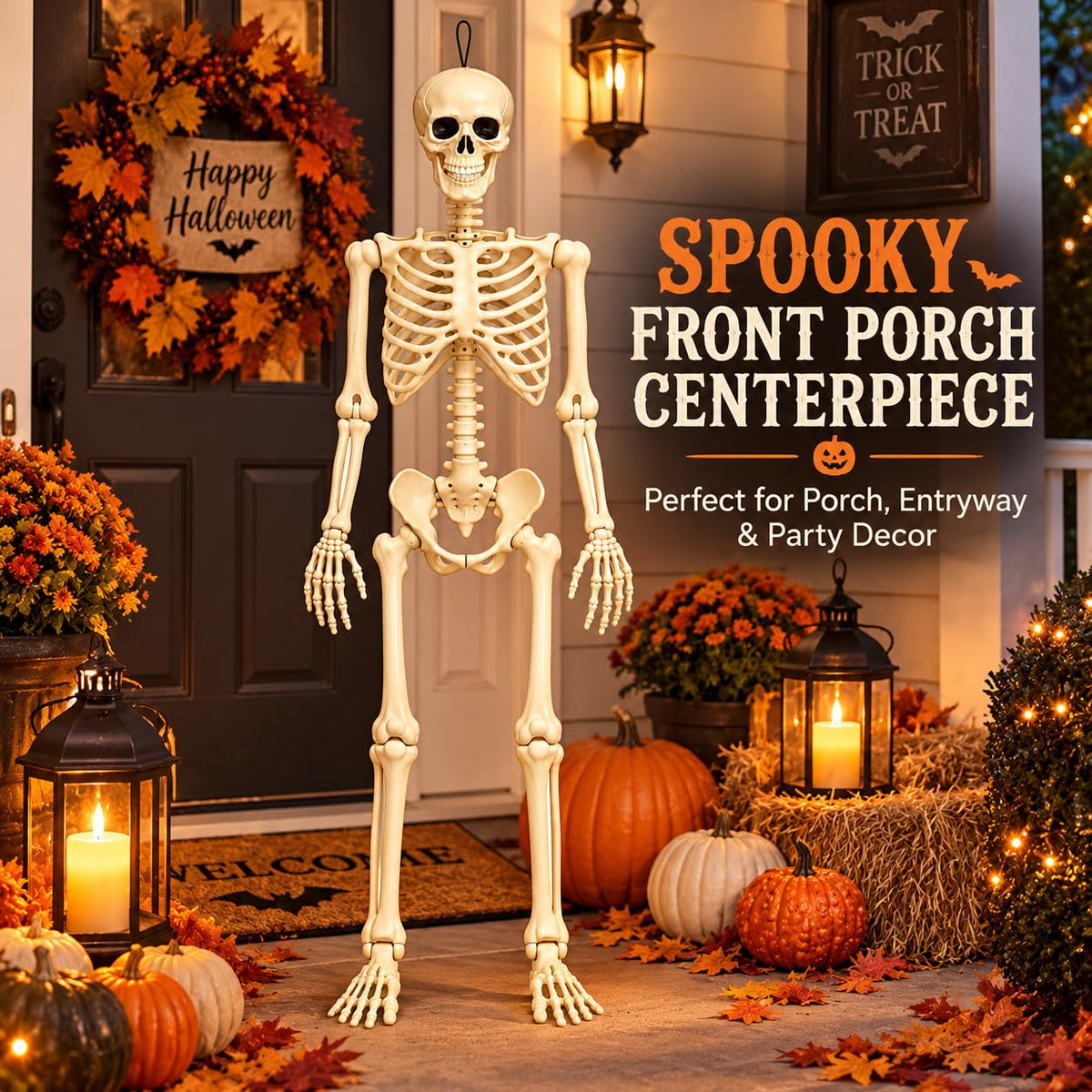 Posable Halloween Skeleton P22629