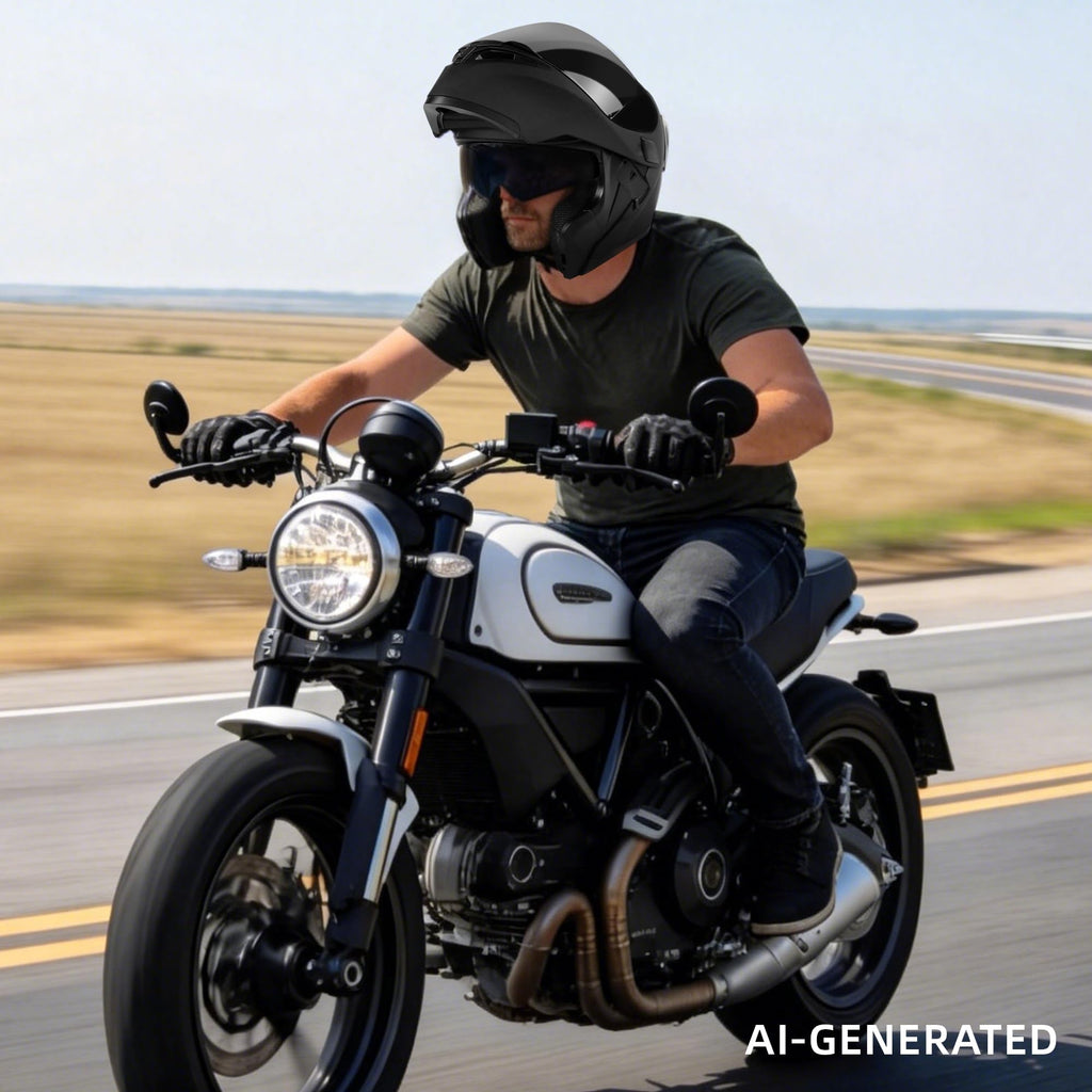 DOT Certified Modular Motorcycle Helmet V474