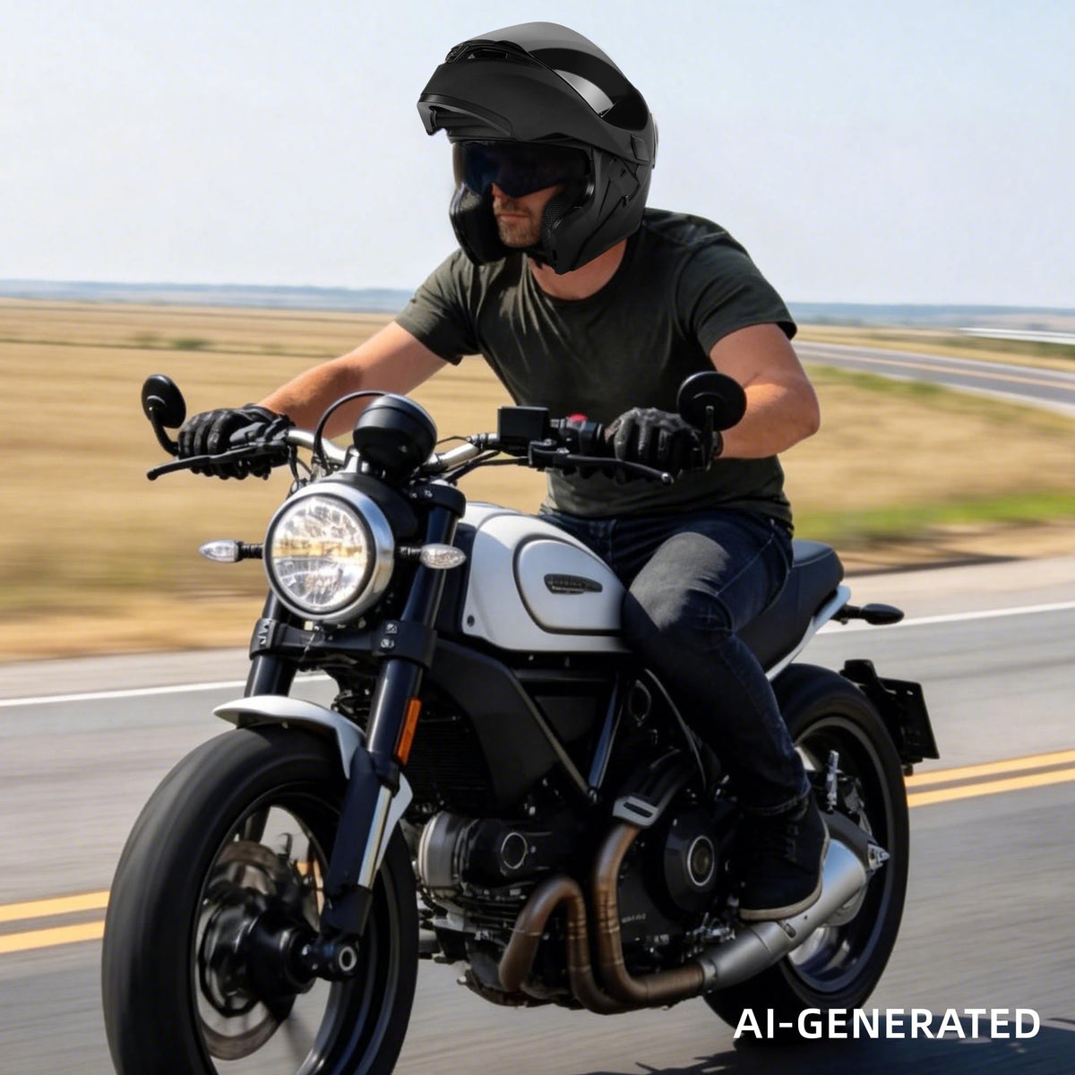 DOT Certified Modular Motorcycle Helmet V474