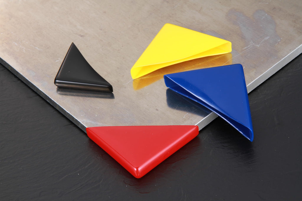 Yellow Vinyl Plastic Corner Cap, Pack of 30 F390