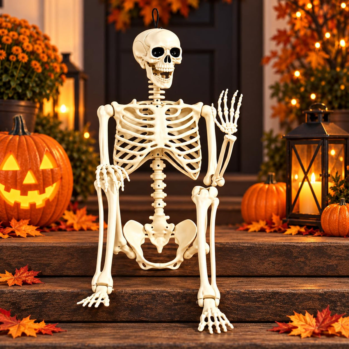Posable Halloween Skeleton P22629