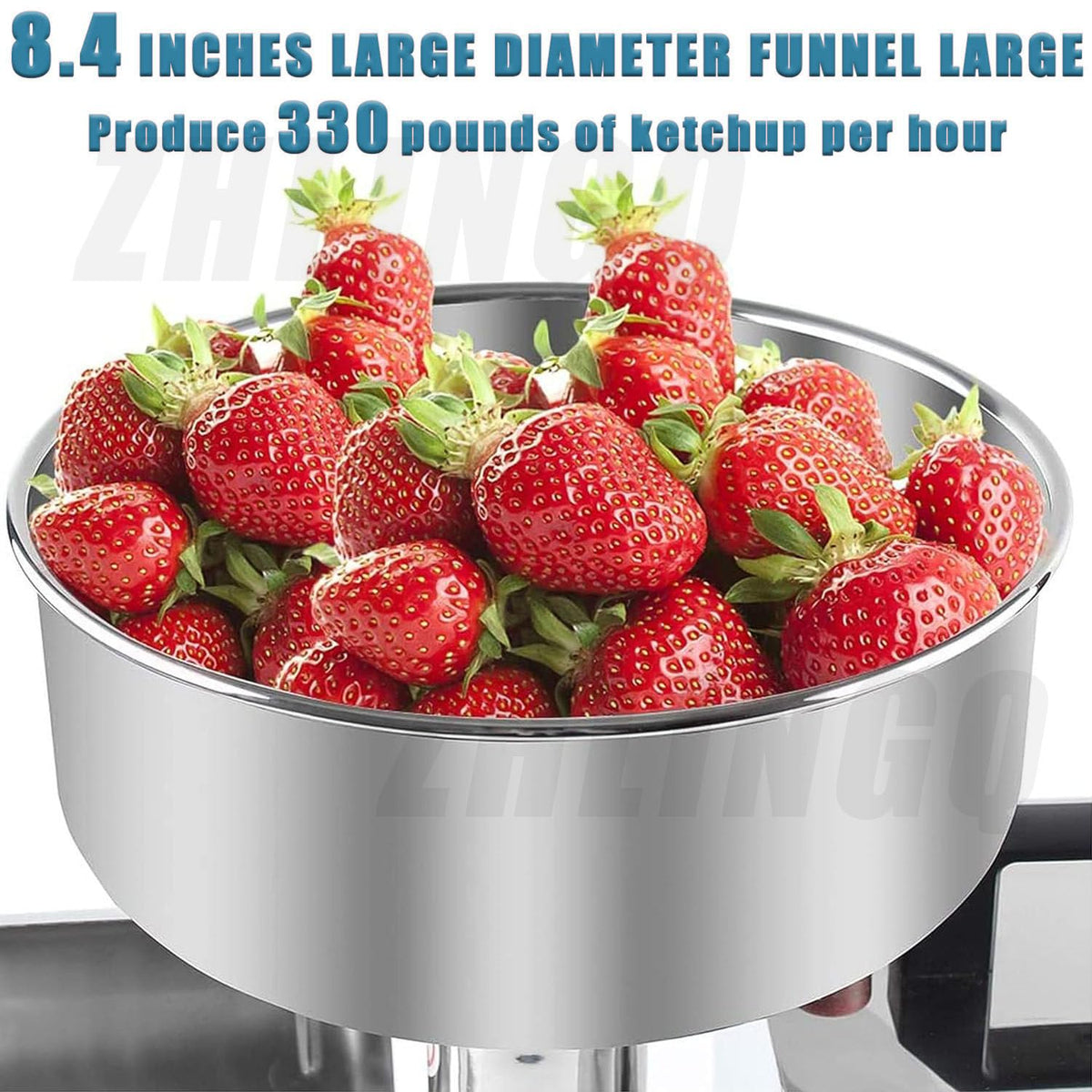 450W Electric Sauce Maker with Funnel & Trough A7838