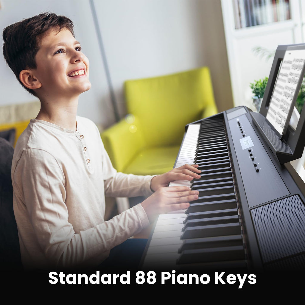 88-Key Weighted Hammer Action Digital Piano with Stand, Headphones, Carrying Case & Power Adapter X132652