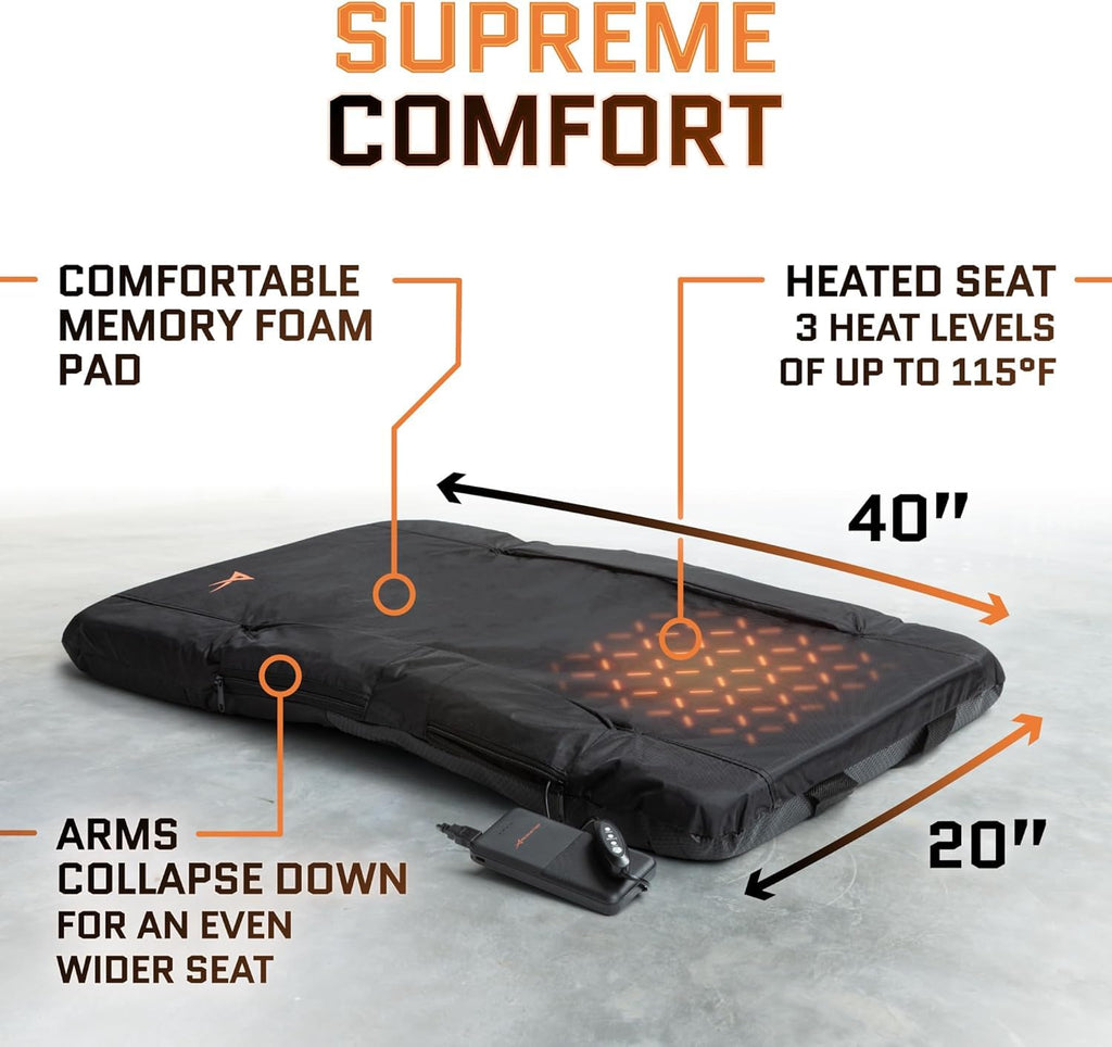 Heated Stadium Seats for Bleachers with Back Support T31487