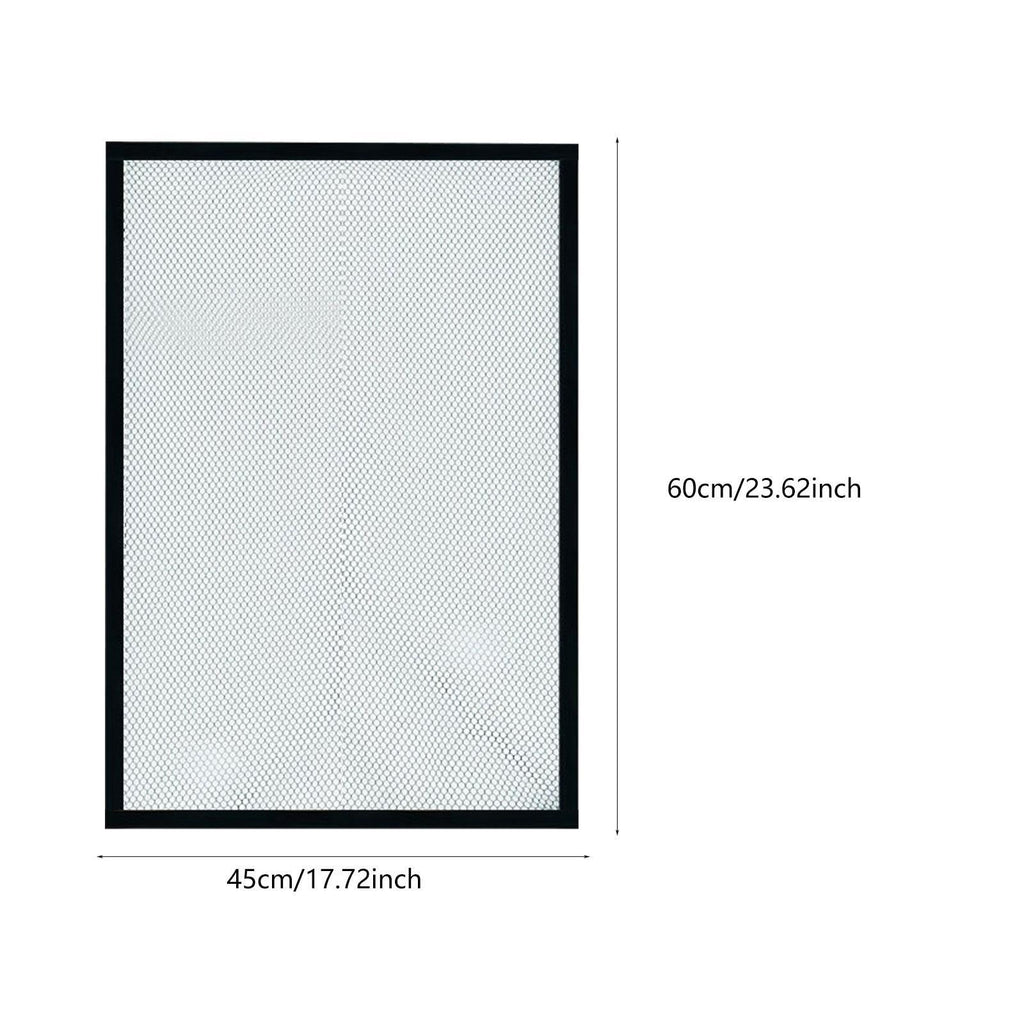 5mm Mesh Clear Aquarium Screen Top Cover 60x45cm Y839644