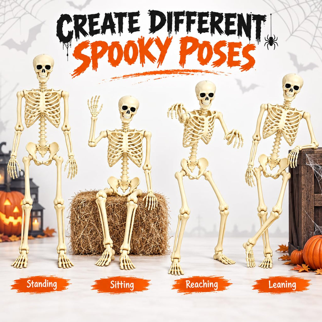 Posable Halloween Skeleton P22629