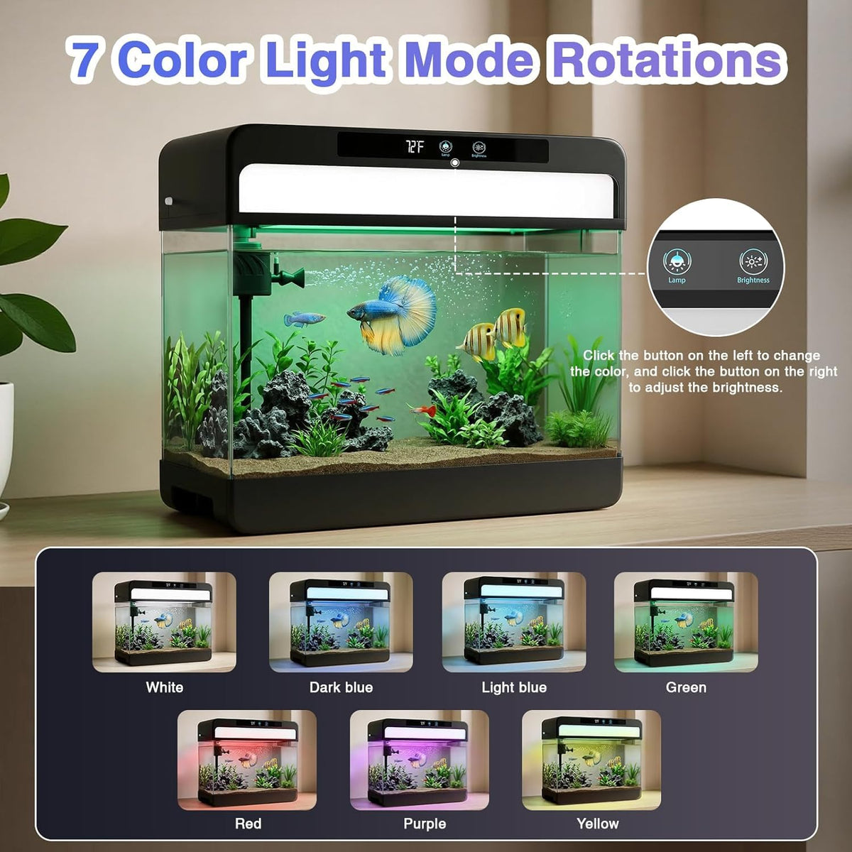 3 Gallon Fish Tank Starter Kit F7877