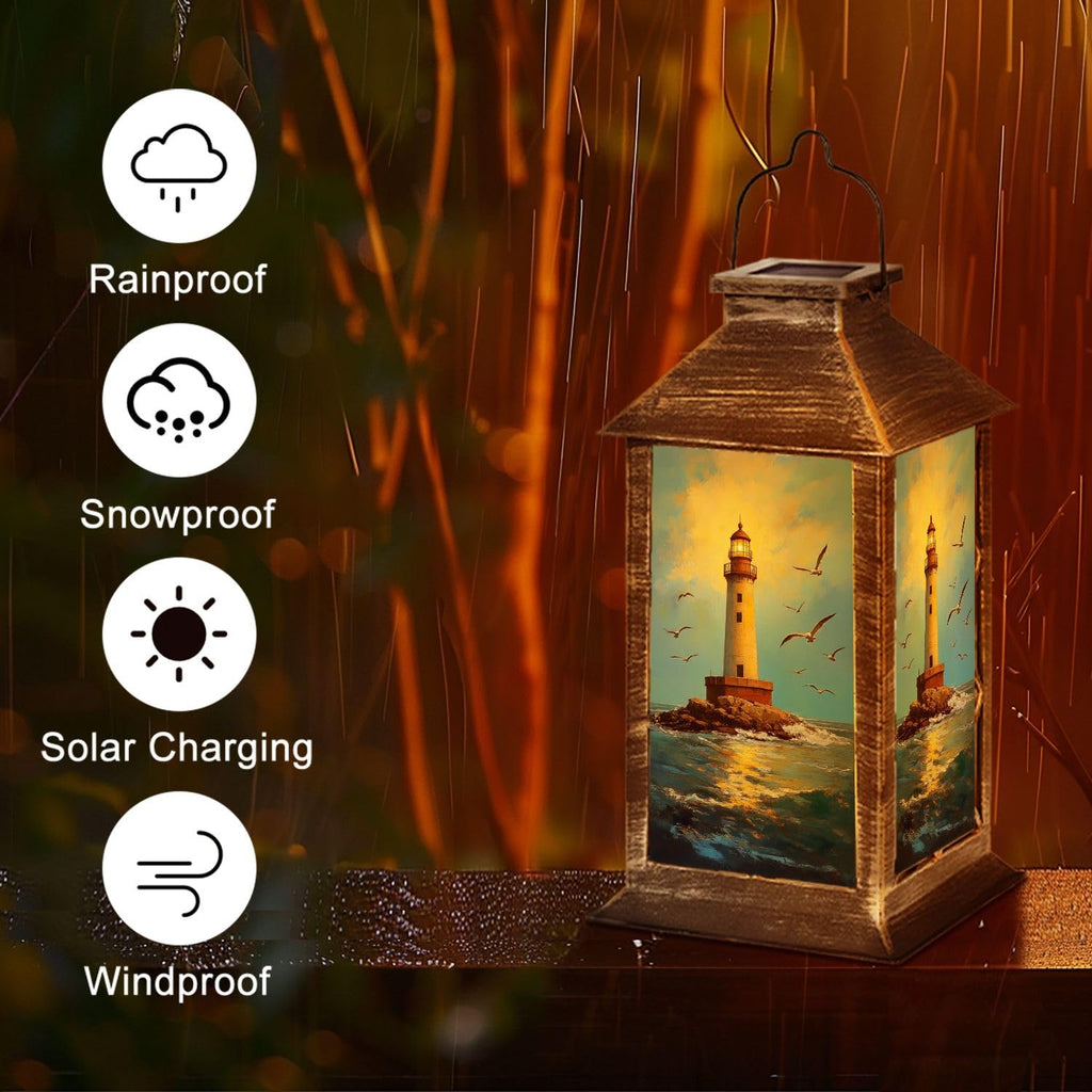 Waterproof Solar Powered Hanging Lantern U26959