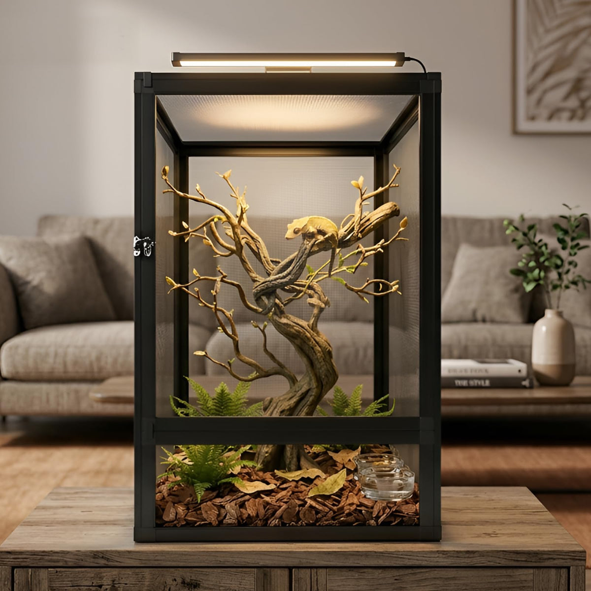 33 Gallon Open-Air Mesh Reptile Terrarium Cage F96564