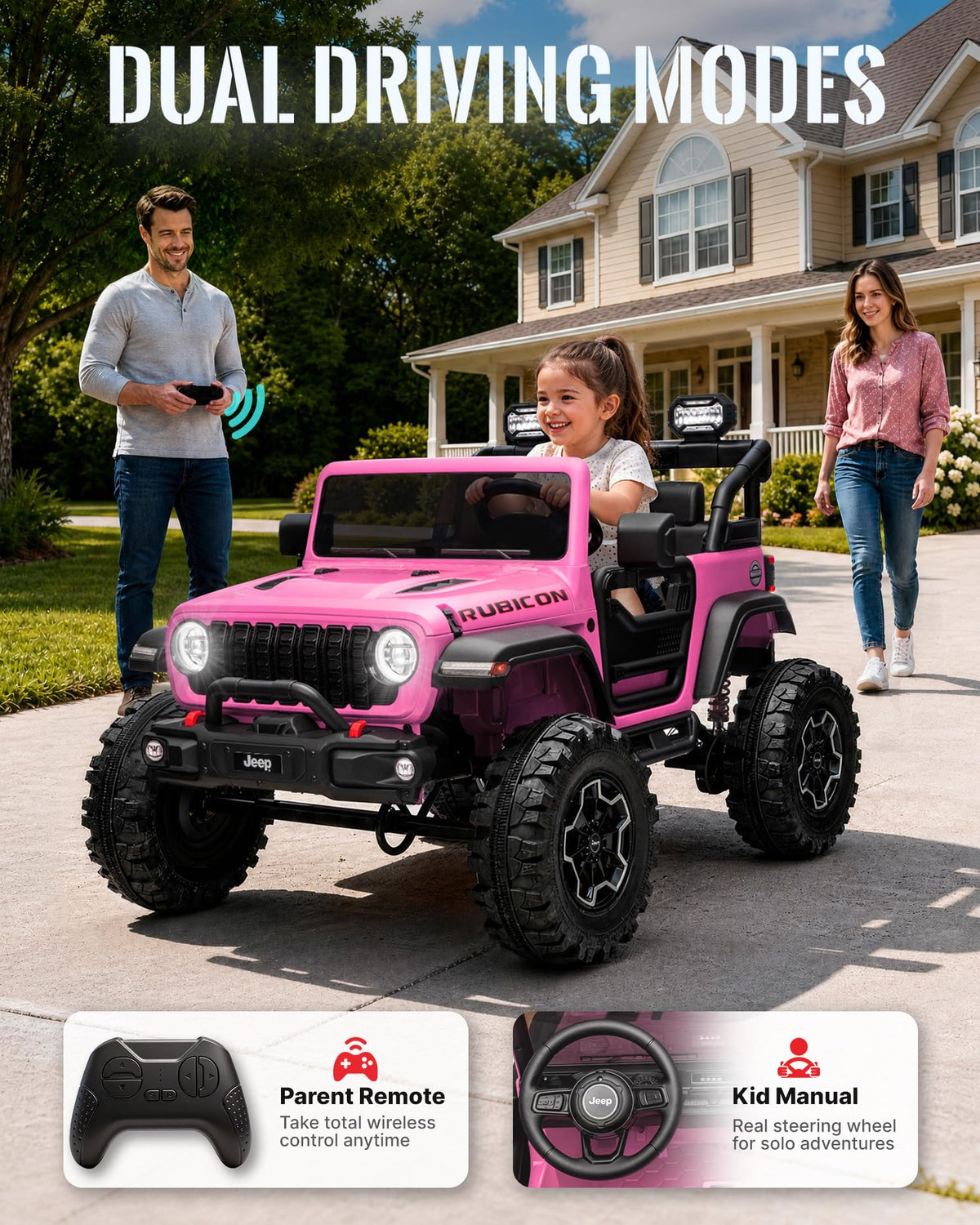 24V 2 Seater Ride on Car with Remote Control F29005