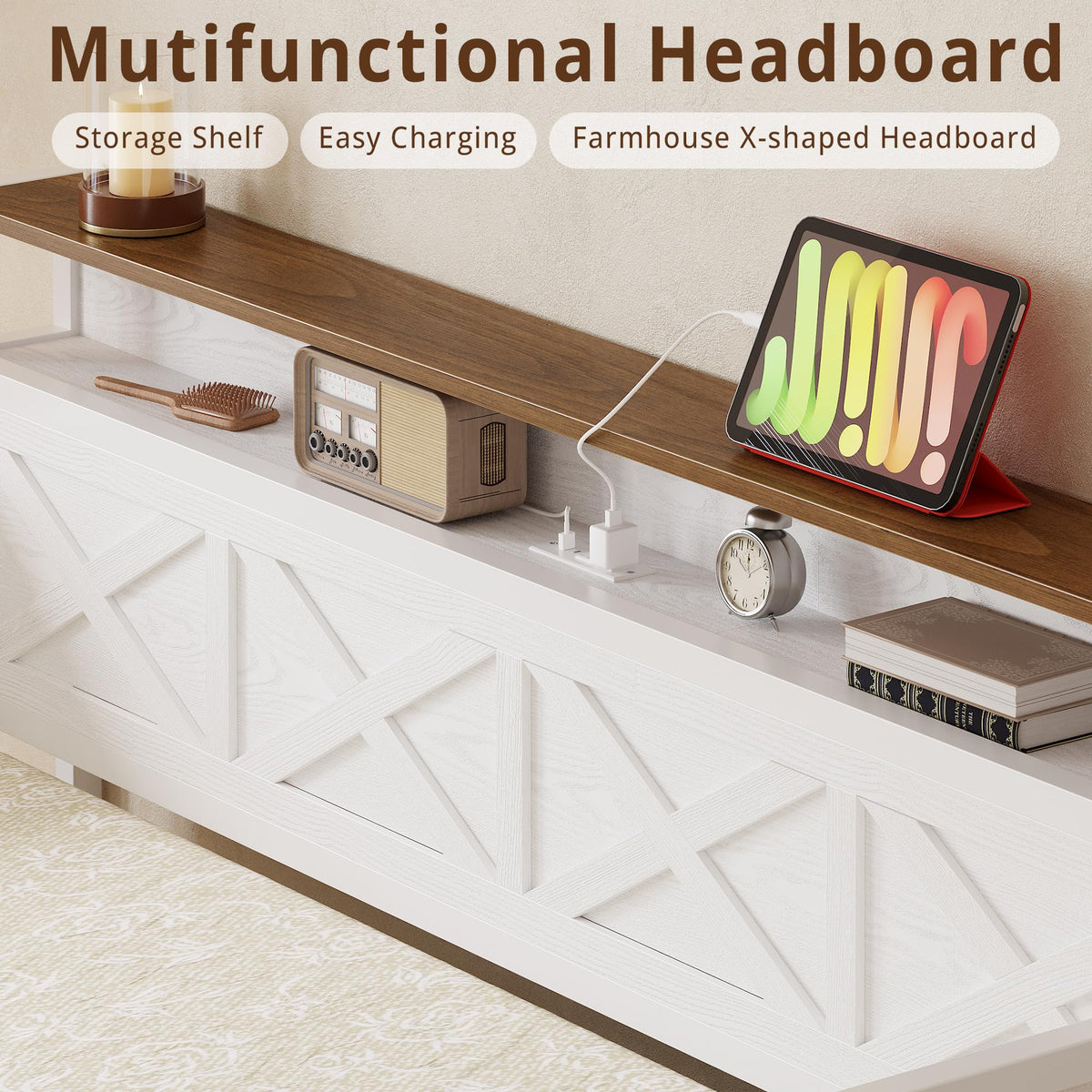 White Twin Daybed with Storage Drawers L556766