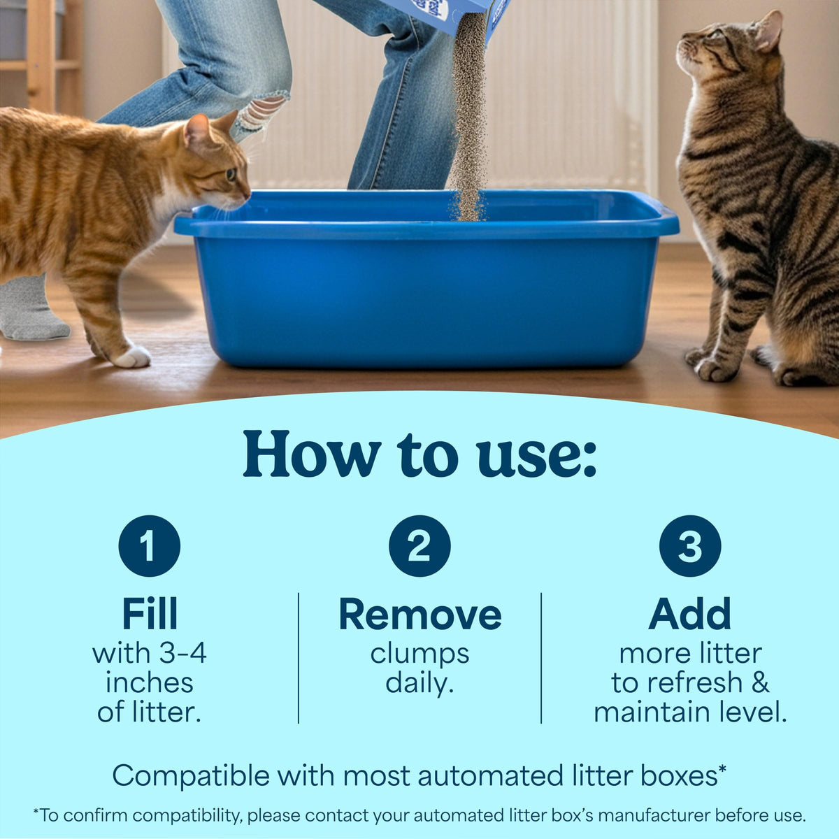 17.5 lb Clumping Cat Litter I454