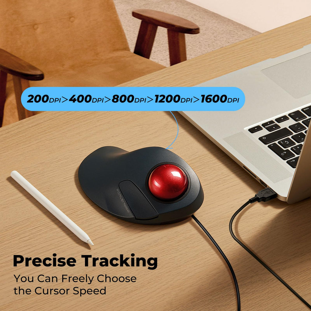 Ergonomic Trackball Mouse V386895