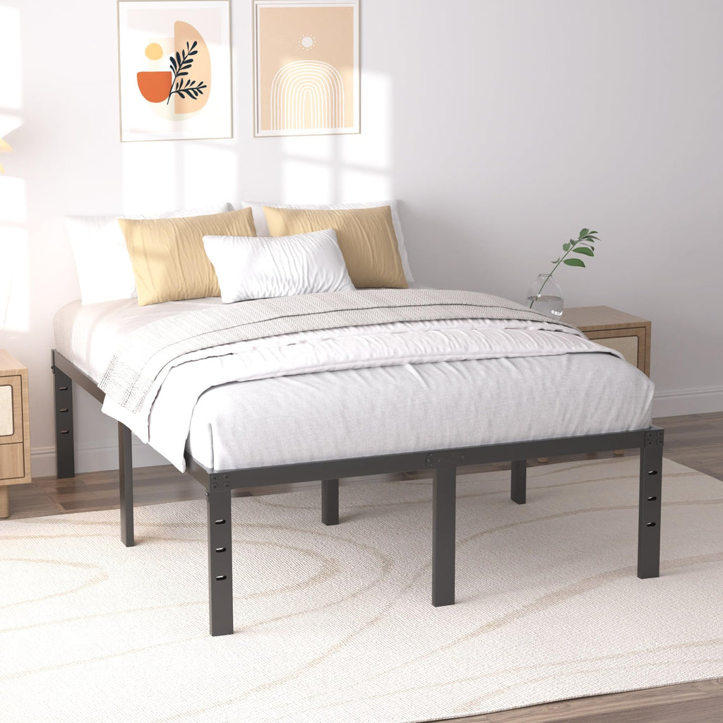 Queen Size 18 Inch Metal Platform Bed Frame F167