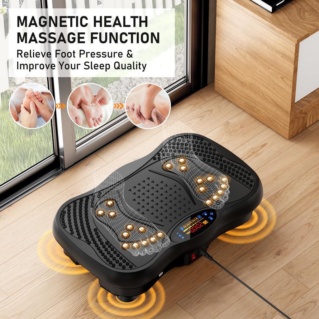 Vibration Plate Exercise Machine 130 Levels 450 Lbs Capacity C2223