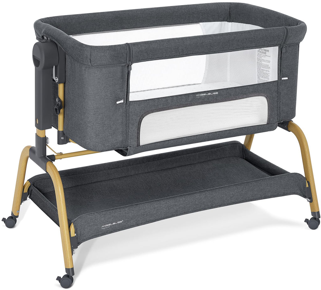 3-in-1 Dark Grey Baby Bassinet X993051