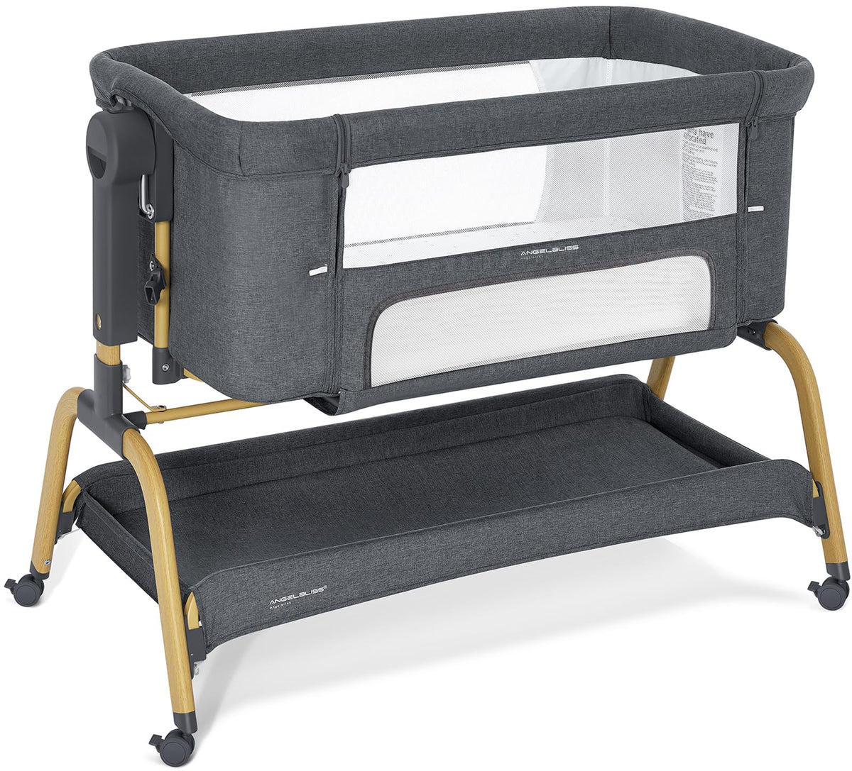 3-in-1 Dark Grey Baby Bassinet X993051