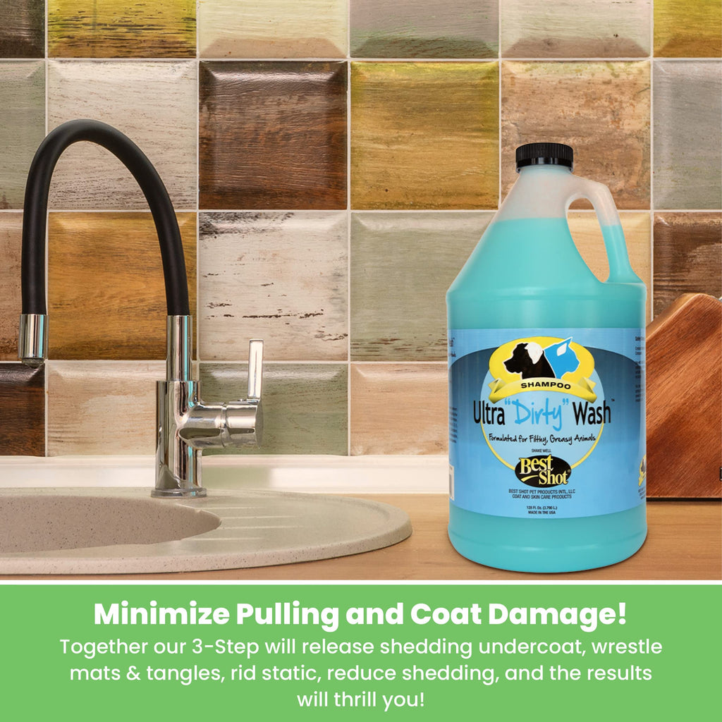 Soap-Free Quick-Rinsing Dog and Cat Shampoo 1 Gallon X3782