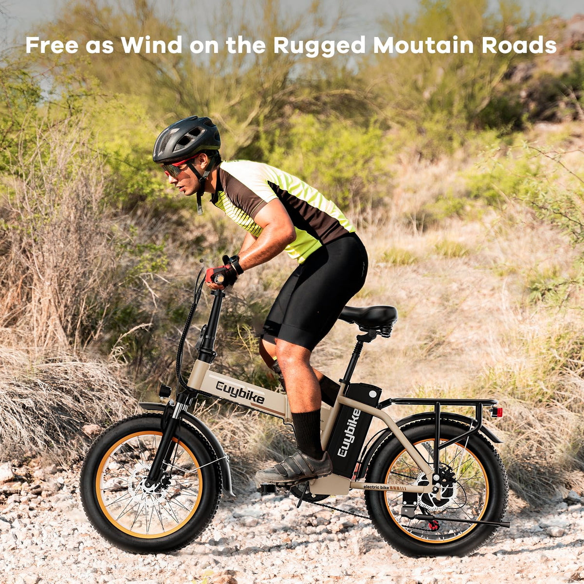 1000W Folding Electric Bike 48V 20AH Removable Battery 20" Fat Tire O495