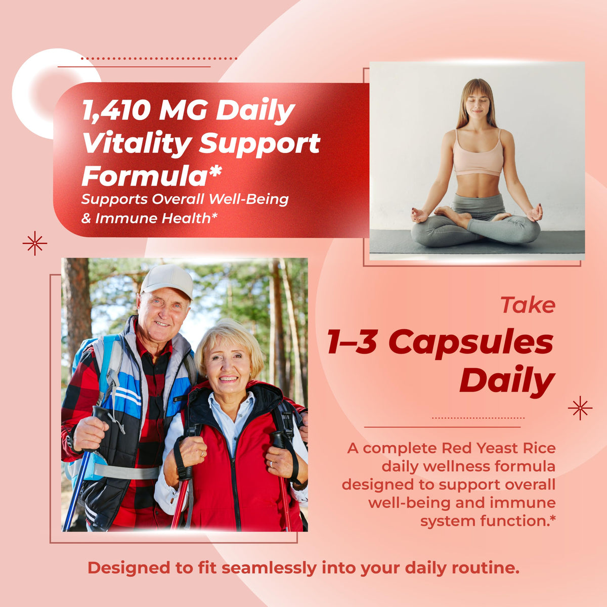 Red Yeast Rice Complex 1,410 mg 150 Capsules M70192