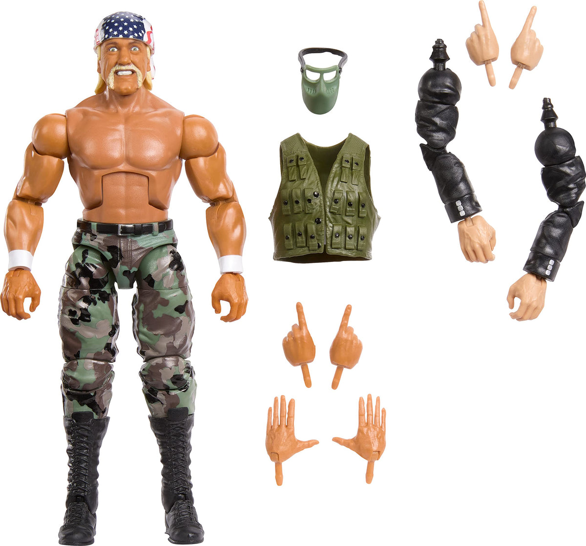 Hulk Hogan Action Figure with Accessory and Build-A-Figure Parts S87736