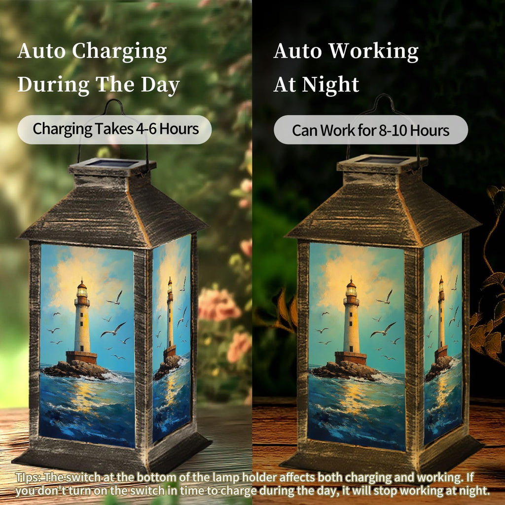Waterproof Solar Powered Hanging Lantern U26959