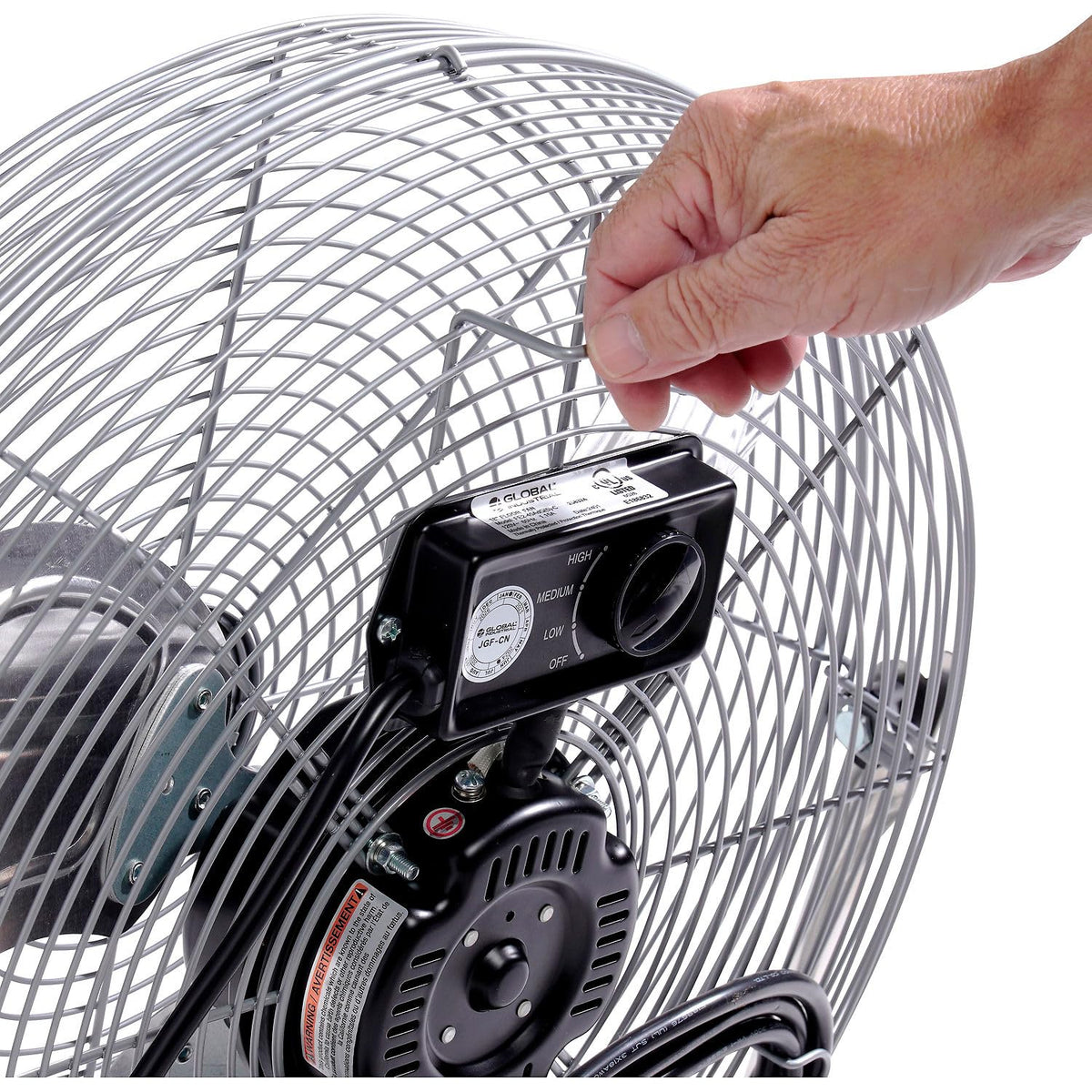 18" Industrial Floor Fan with Pivoting Head I968722