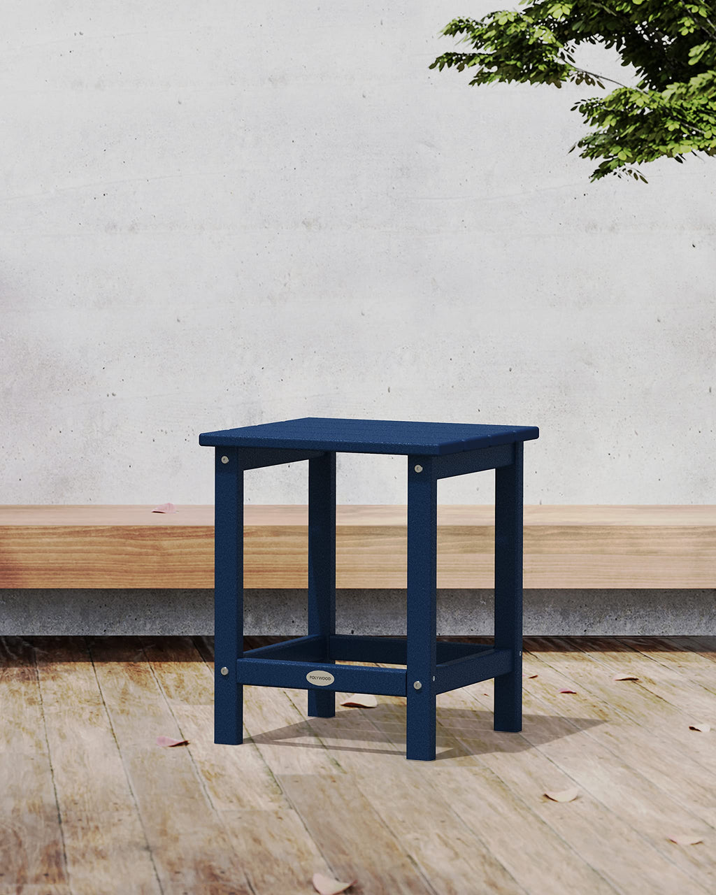Navy Adirondack Chair & Side Table Z690083