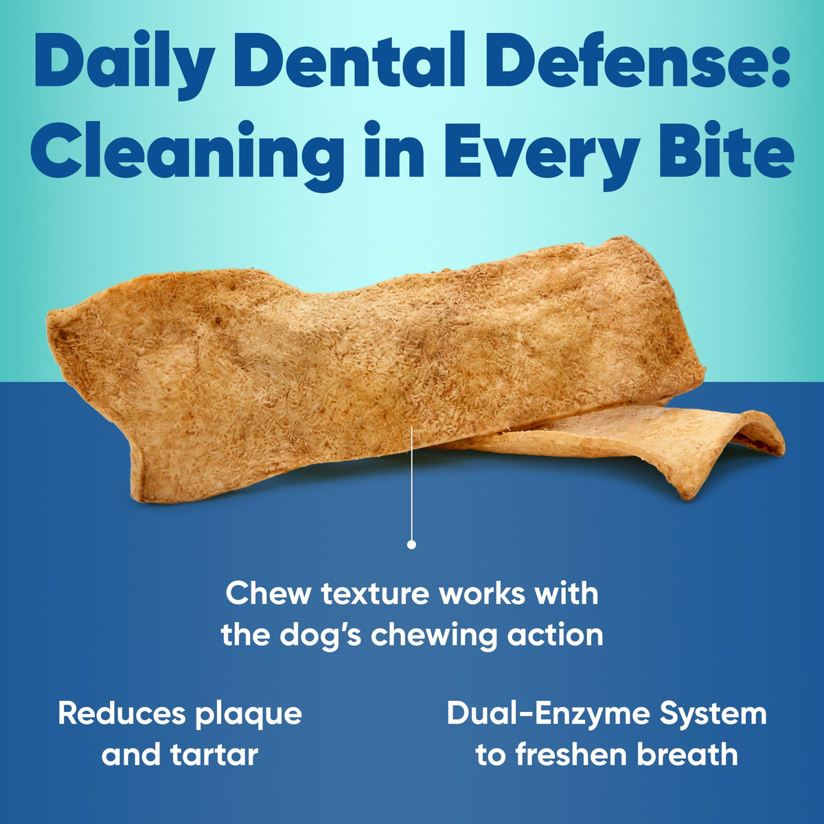 Large Tartar Control Enzymatic Oral Hygiene Chews for Dogs L91710