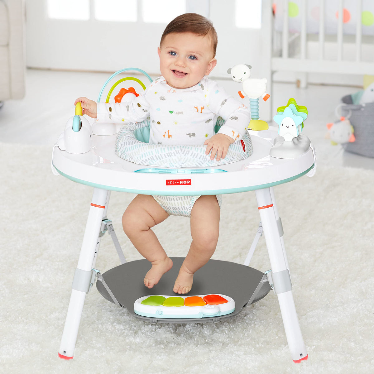 3 in 1 Baby Activity Center + 3-Stage Developmental Learning Crawl Toy O46030