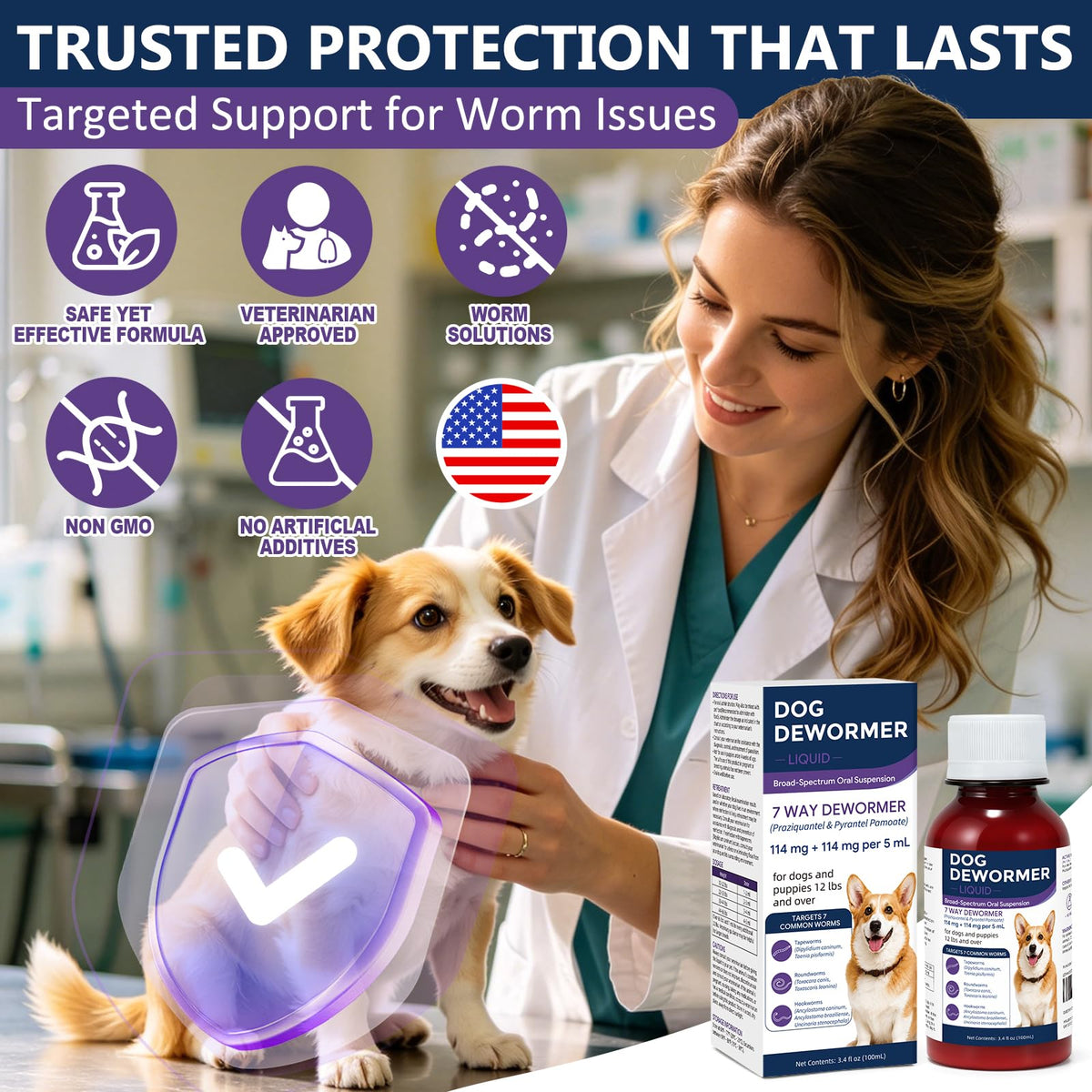 7 Way Dog Dewormer 3.4 fl oz N22256