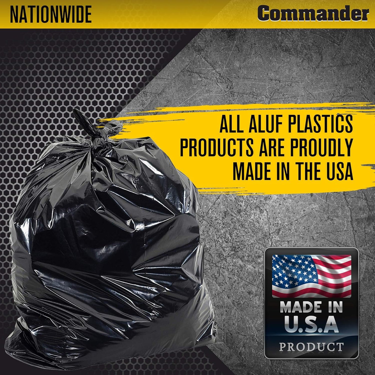 55 Gallon Heavy Duty Contractor Bags with Flap Ties, Pack of 20 D1142