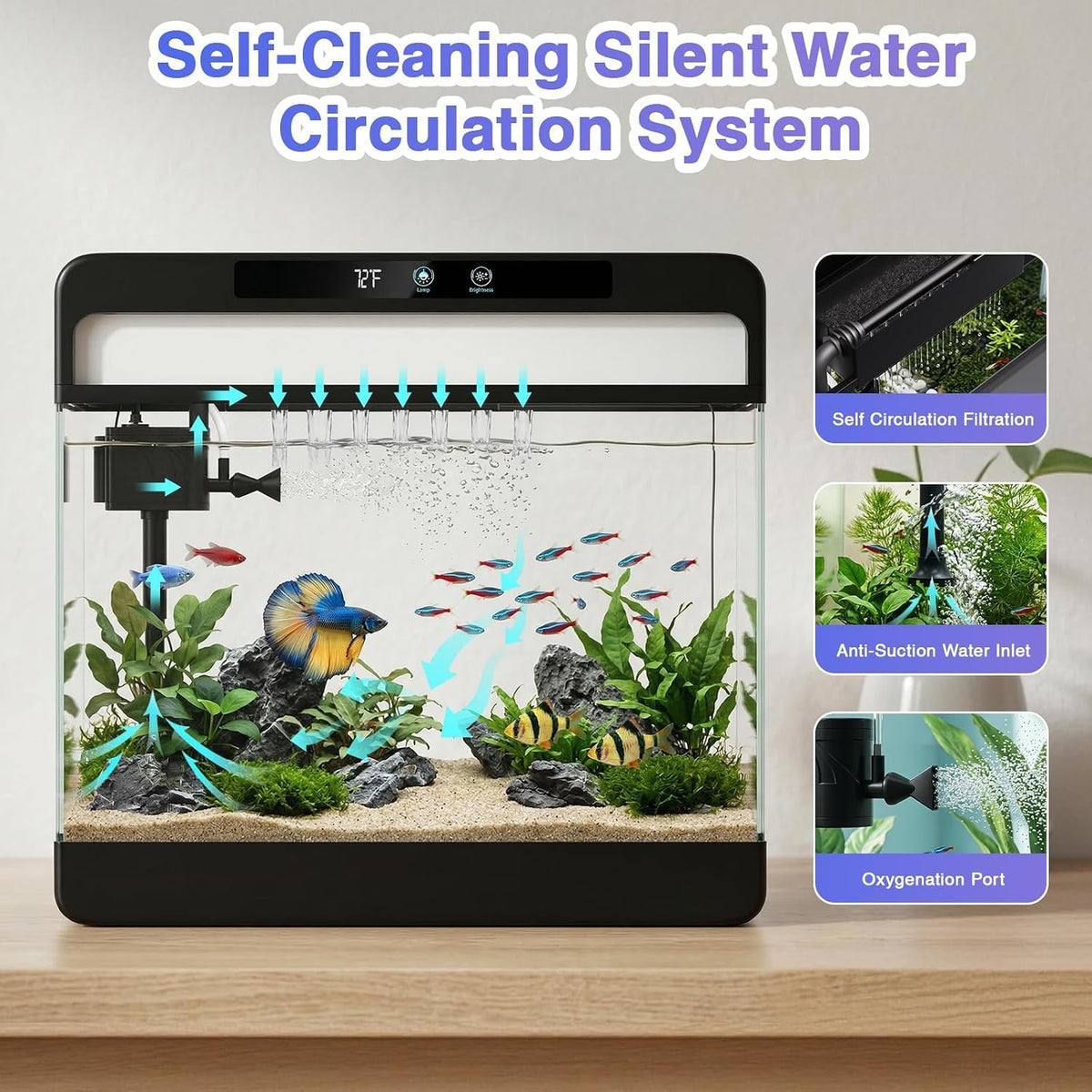 3 Gallon Fish Tank Starter Kit F7877