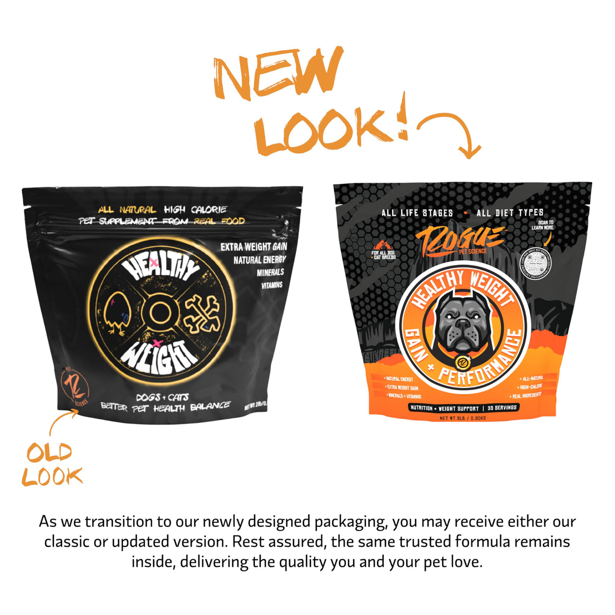 Natural Weight Gainer Dog Food Topper 2 lbs S127734