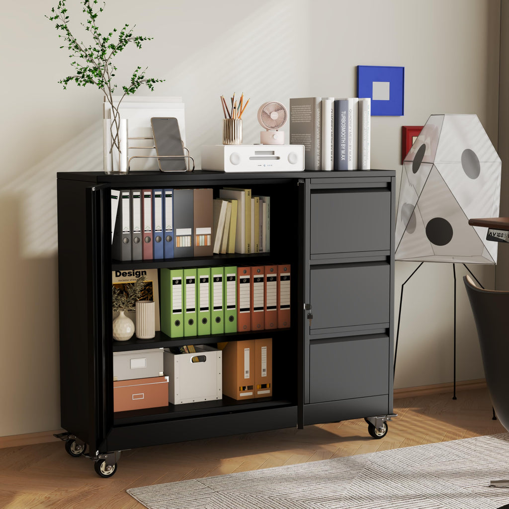 3 Drawer Rolling File Cabinet X816703