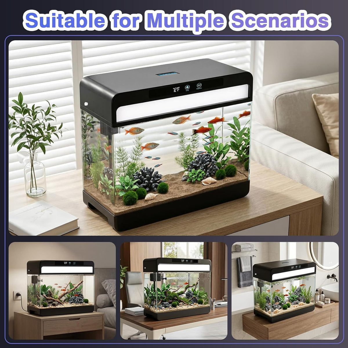 3 Gallon Fish Tank Starter Kit F7877