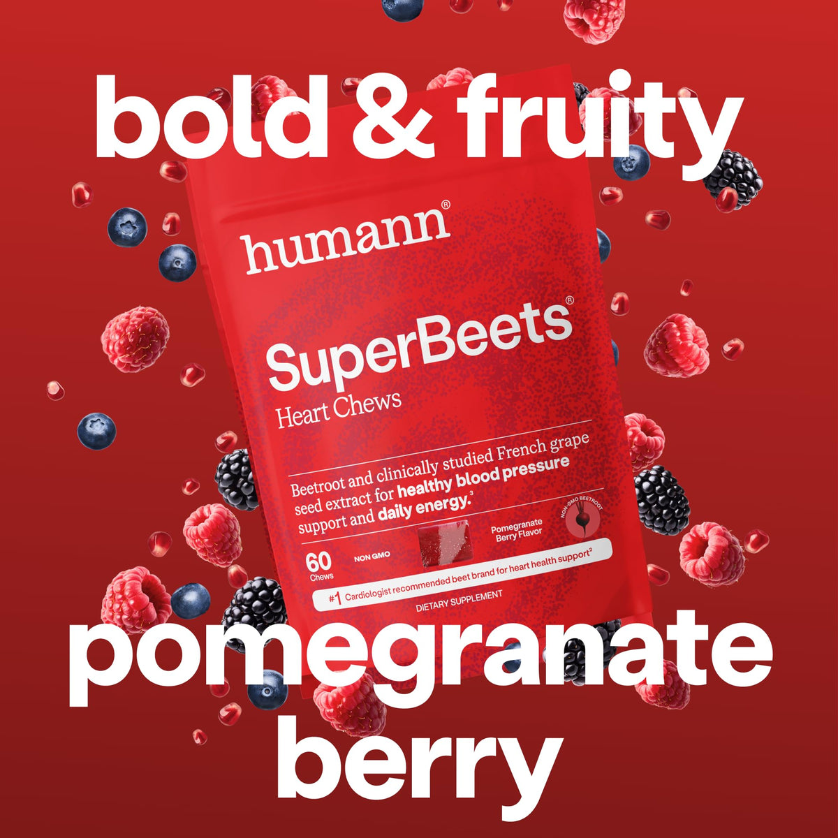 Pomegranate Berry Flavor Chews 60 Ct N226194