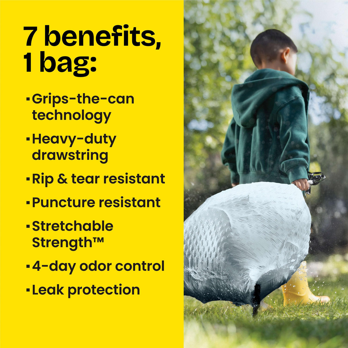 13 Gallon Lavender Tall Kitchen Trash Bags 40 Count Z72718
