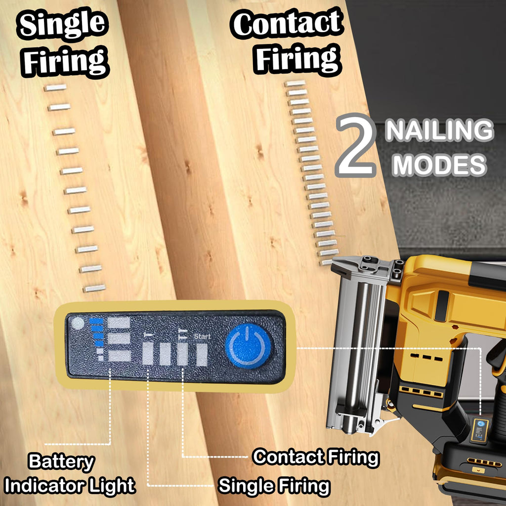 18 Gauge 2 in 1 Cordless Brad Nailer Staple Gun X19583