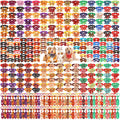 Fall Dog Bow Ties Collars 360 Pcs G609